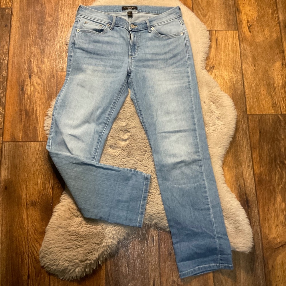 Banana Republic Girlfriend Fit Denim‎ Jean Size 4 27 Petite Light Wash Womens